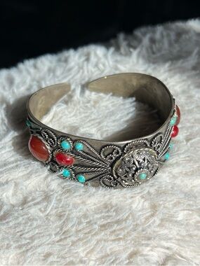 Vintage Ethnic Cuff Bracelet